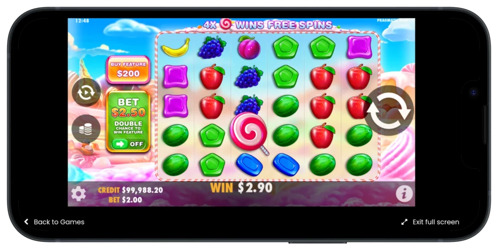 Juega a Sweet Bonanza Mobile gratis