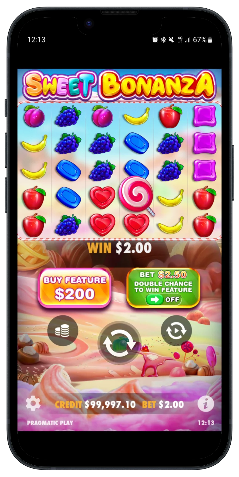 Jouez à la démo de Sweet Bonanza sur mobile